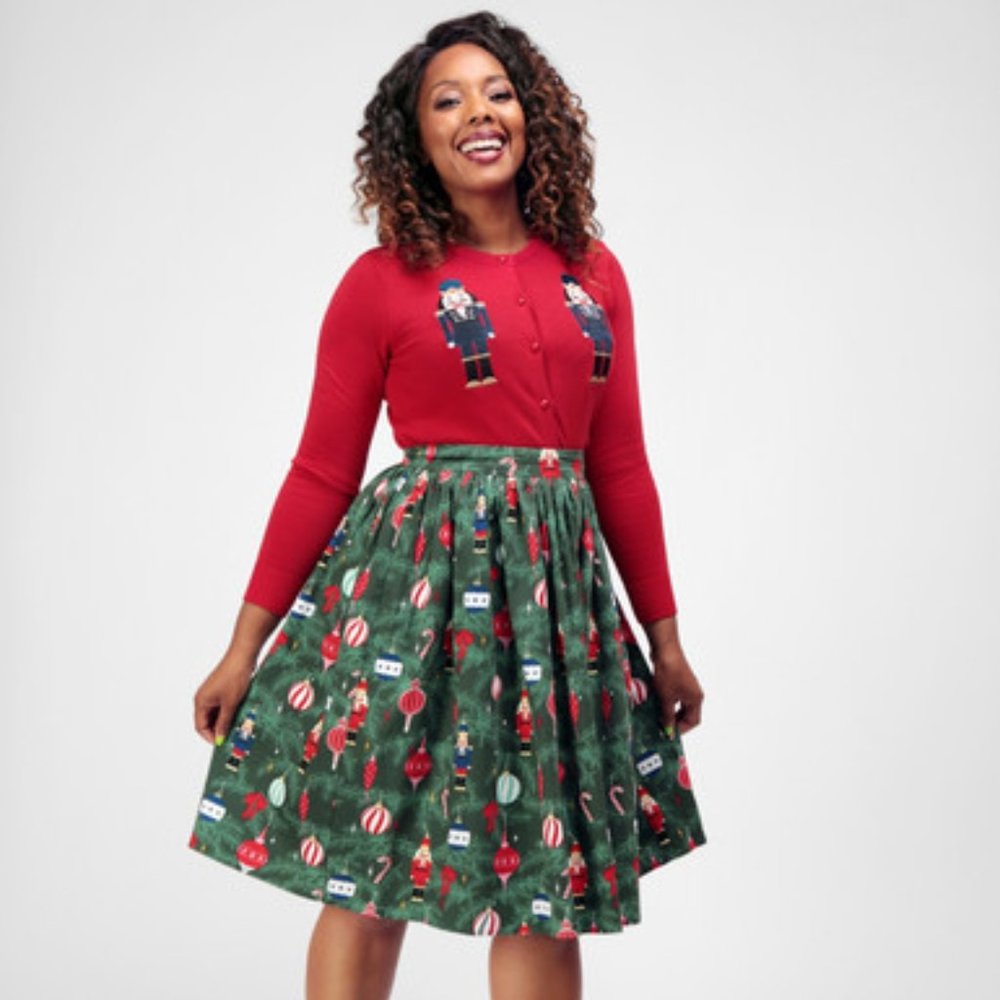 Christmas Tree Jasmine Skirt Holiday Ornament Collectif 2X Plus 18